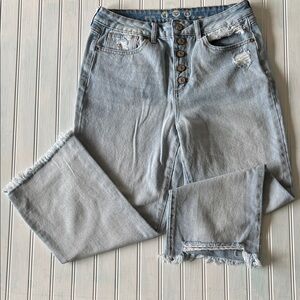 Juniors Rewash Button Fly Jeans